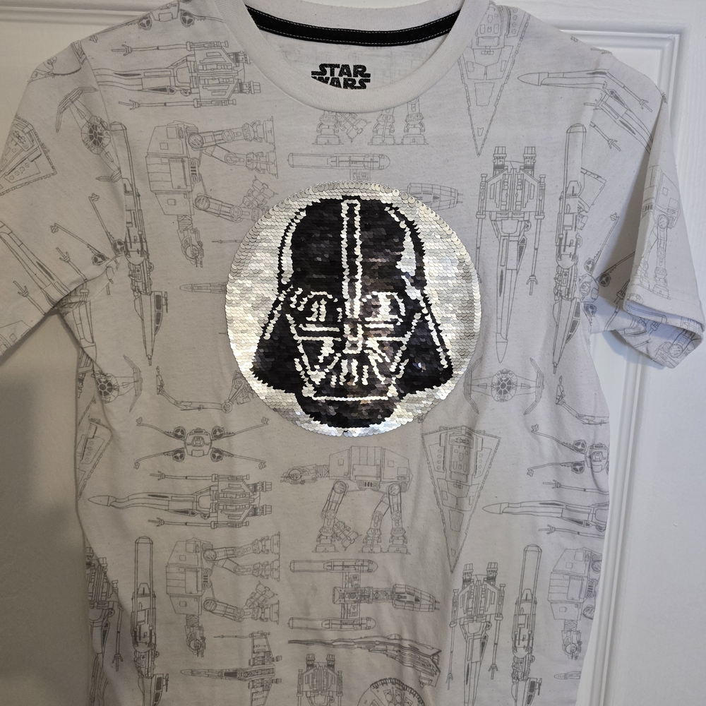 Star Wars Graphic Boys  T-Shirt with Sequin Design 3 Piece Bundle